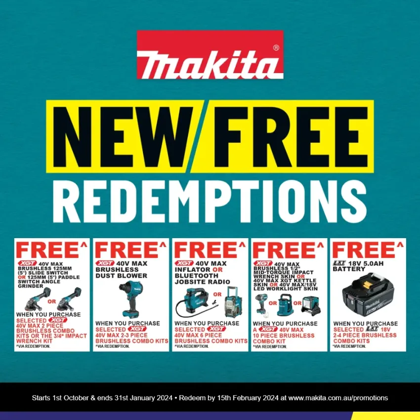 MAKITA 18V BRUSHLESS 12 PIECE 3 X 5.0AH COMBO KIT DLX1202TX1