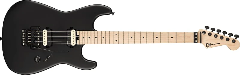 Charvel Jim Root Signature Pro-Mod San Dimas Style 1 HH FR E Satin Black 2022 w/ Softshell Case