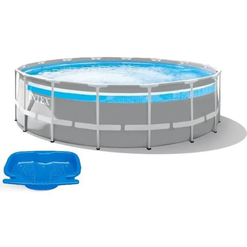 Kit piscine tubulaire clearview &oslash; 4,88 x 1,22m et Nettoyeur