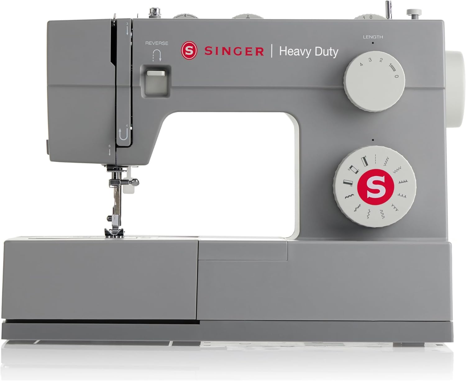 SINGER Heavy Duty 4411 High Speed Sewing Machine with Accessory Kit | Strong Motor With Enhanced Piercing Power, 69 Stitch Applications, Full Metal frame, 4-step Buttonhole & LED Light