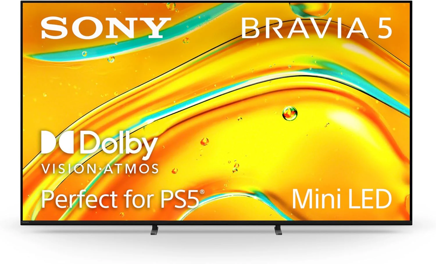 Sony BRAVIA 5 85 Inch TV, Mini LED, 4K Smart Google TV, XR Processor with AI Technology,120hz Television with Dolby Vision/Atmos, Exclusive Features for PlayStation®5, K-85XR50, 2025 Model
