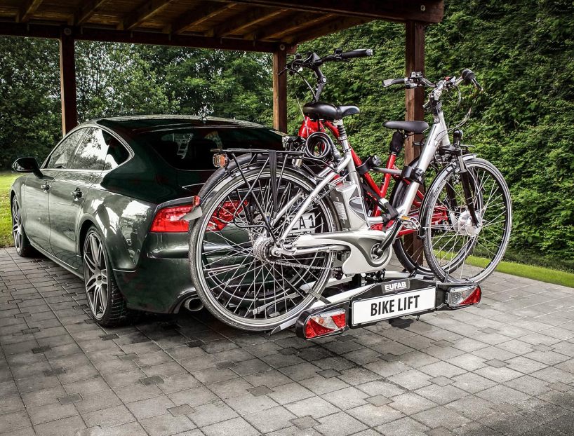 EUFAB 11535 BIKE LIFT bicycle rack, suitable for e-bikes