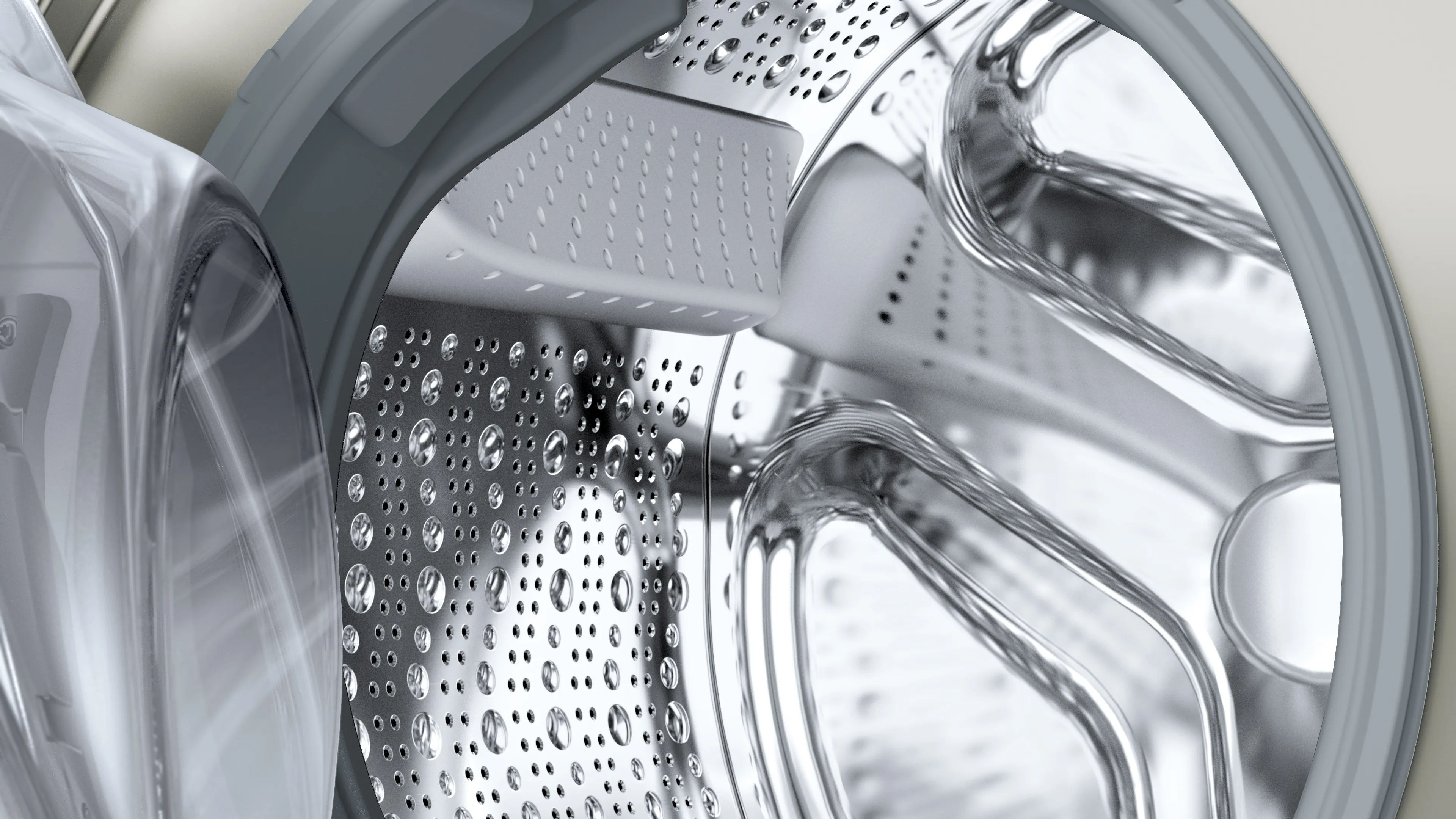 SIEMENS WG56B2ATGB IQ700 Washing machine, front loader 10 kg , Silver inox