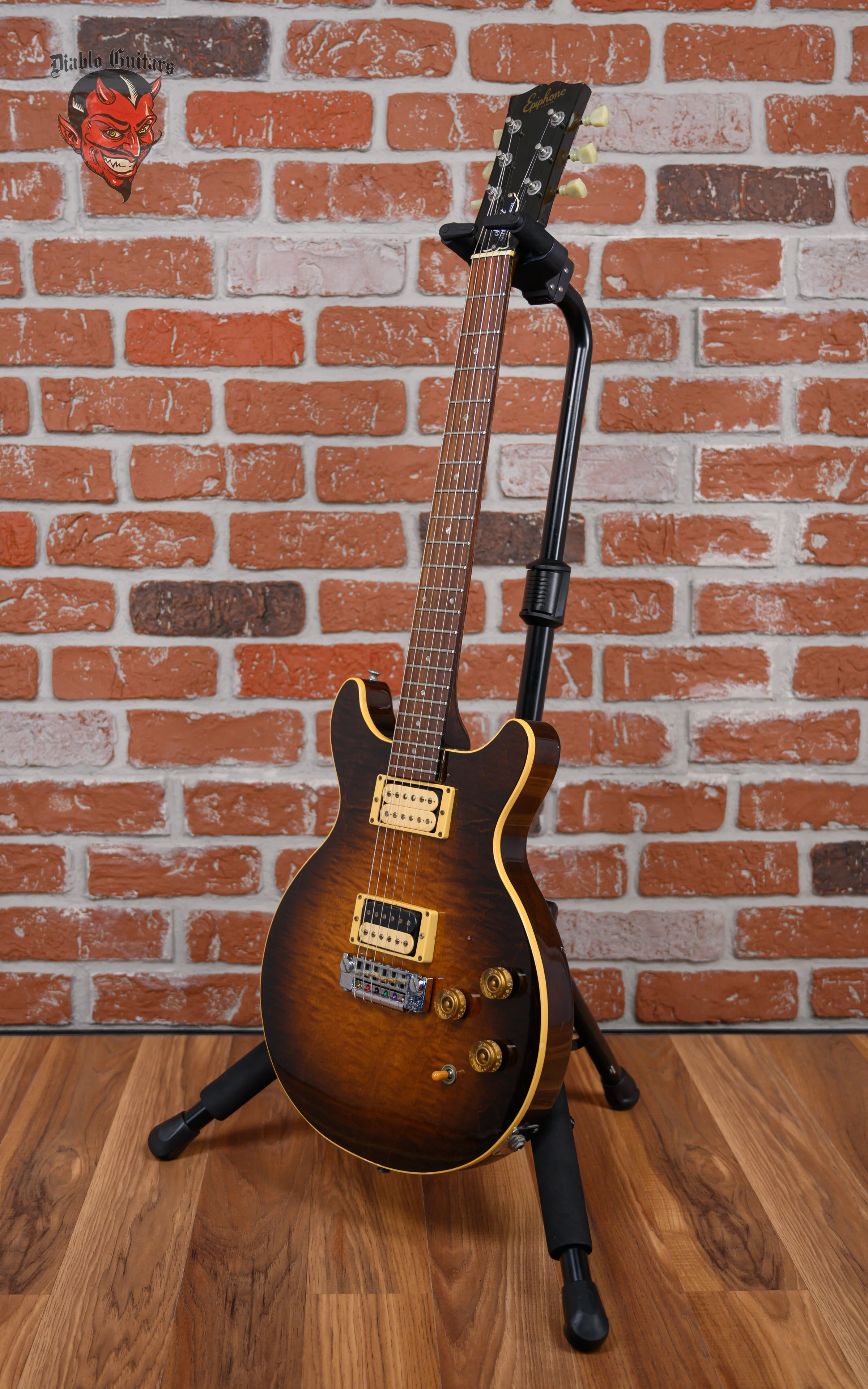 Epiphone USA Spirit Figured Maple Top Sunburst 1982 w/OHSC
