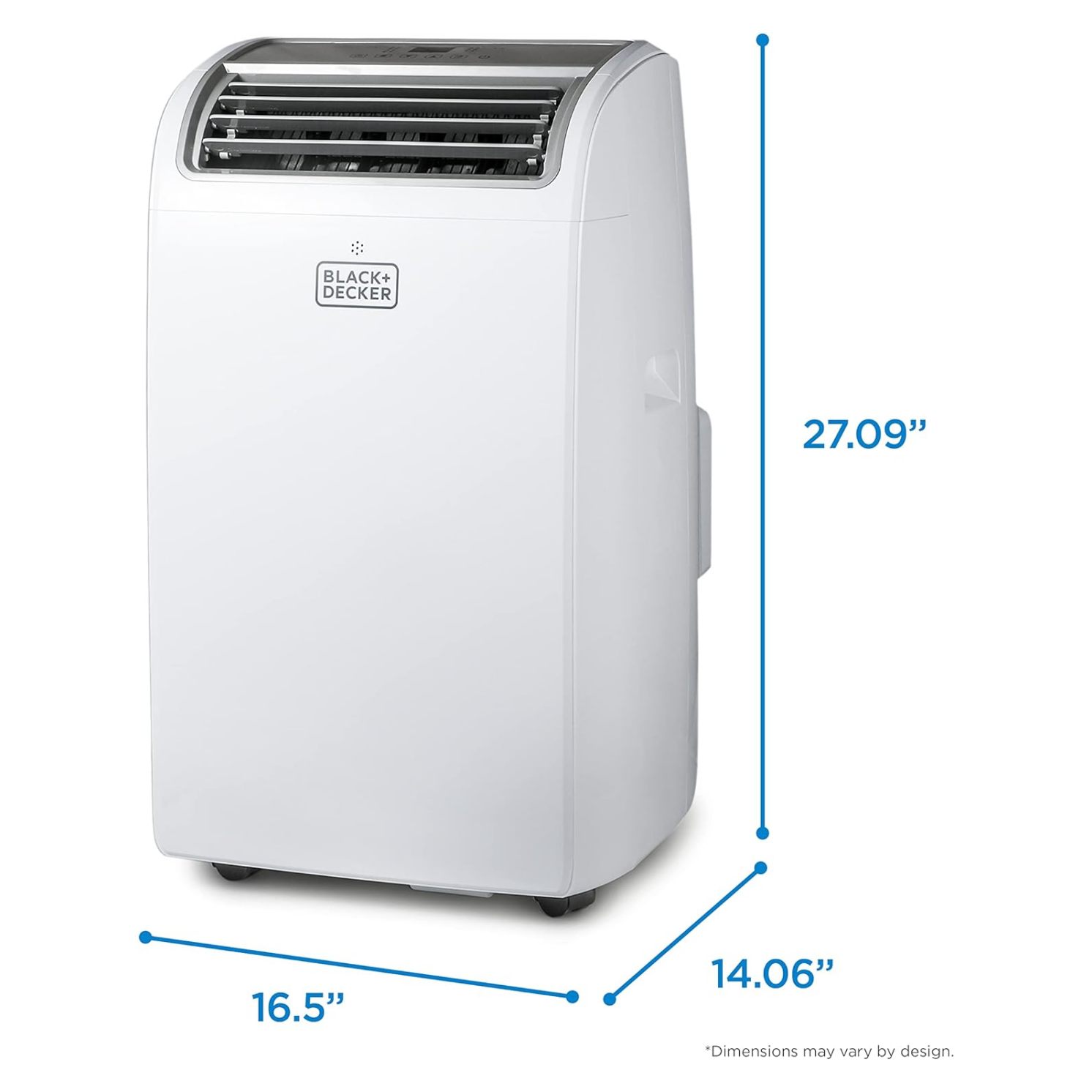 BLACK+DECKER Air Conditioner, 14,000 BTU Air Conditioner Portable for Room up to 700 Sq. Ft. with Remote Control, White