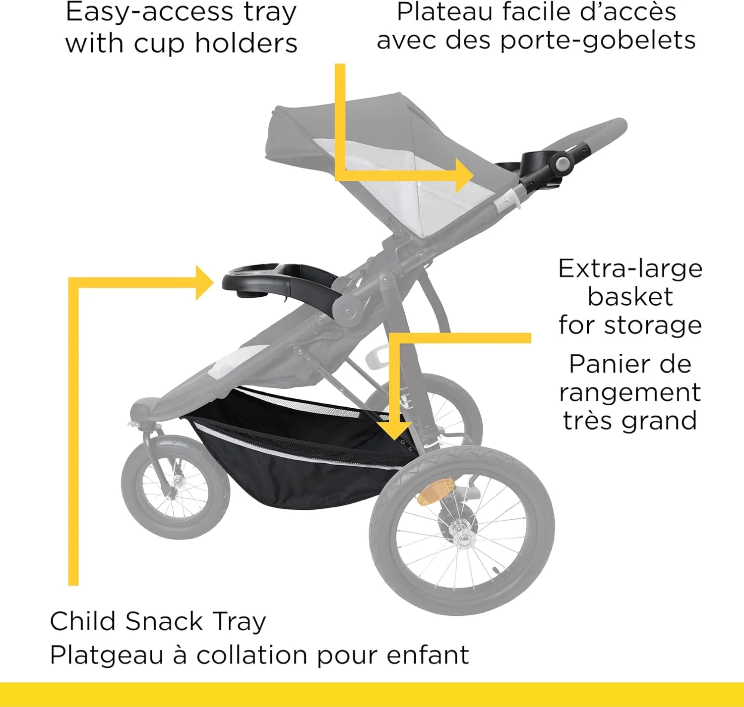 Safety 1st Interval Jogger Travel System - Grey Gravity
