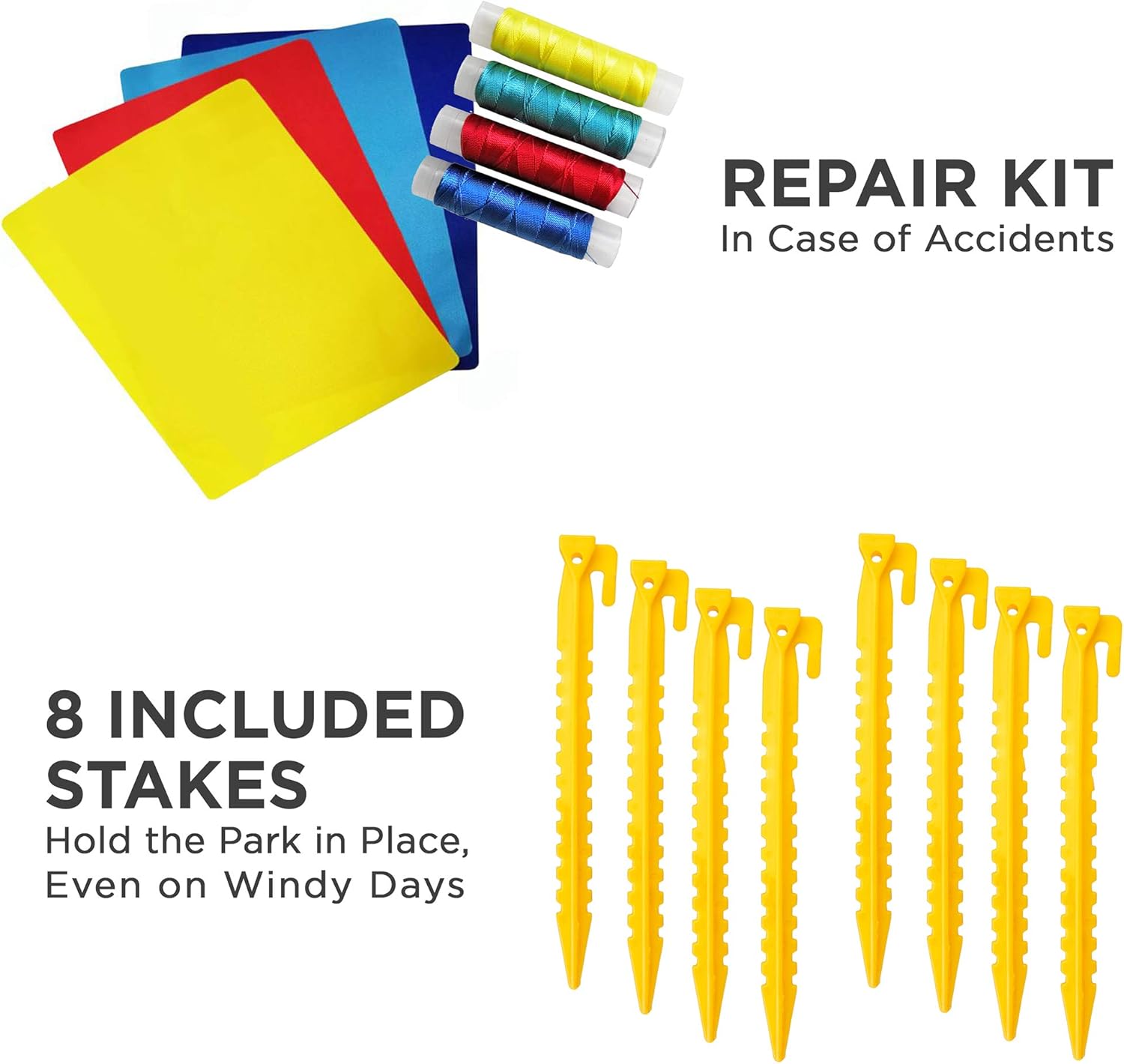 Sunny & Fun Mega Climb N' Go Inflatable Water Slide Park – Heavy-Duty for Outdoor Fun - Climbing Wall, 2 Slides, Splash & Deep Pool – Easy to Set Up & Inflate with Included Air Pump & Carrying Case