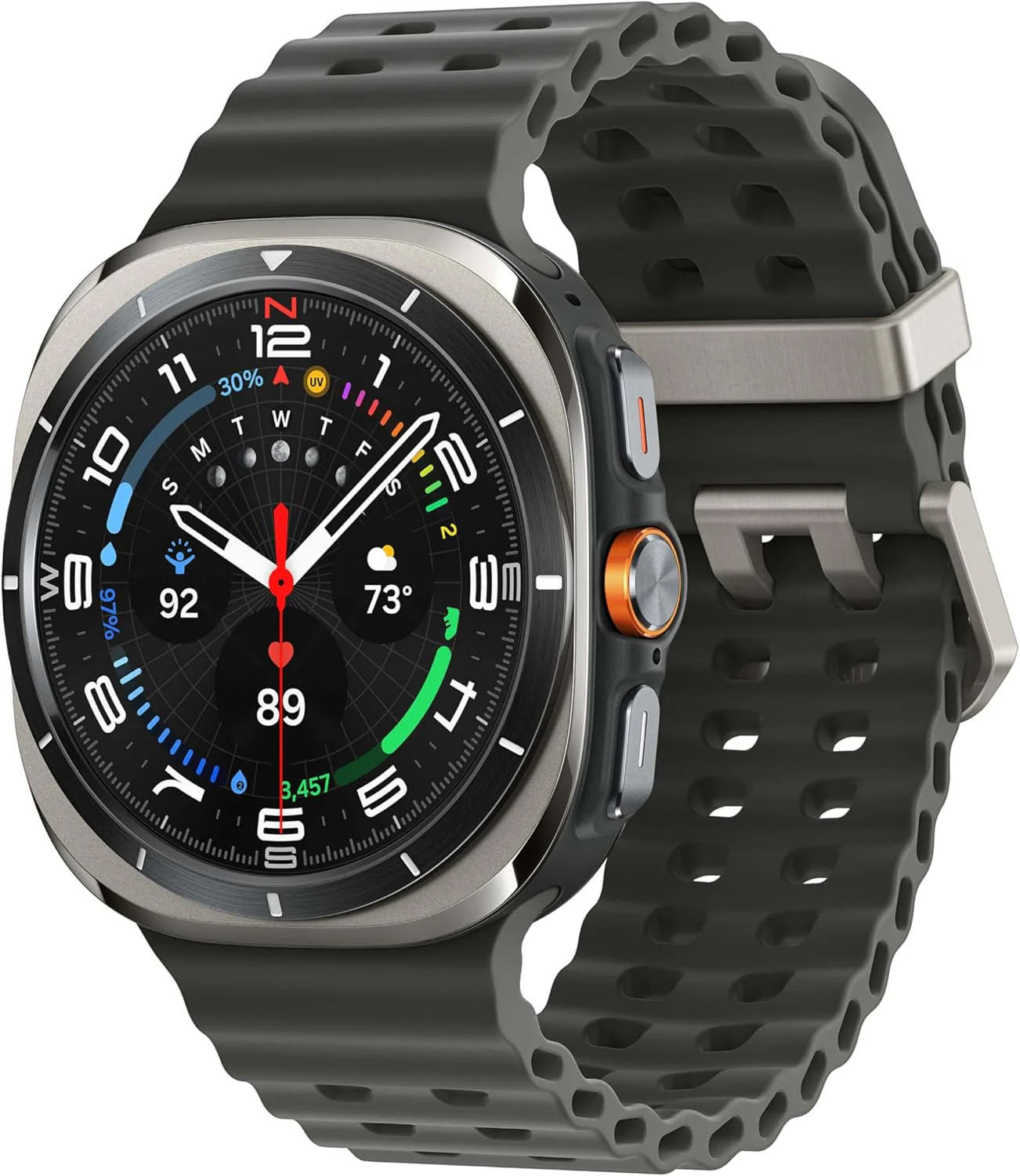 Samsung Galaxy Watch Ultra (2024) 47mm LTE AI Smartwatch w/Energy Score, Wellness Tips, Heart Rate Tracking, Sleep Monitor, Fitness Tracker, GPS,Titanium Silver [1Yr Manufacturer Warranty]