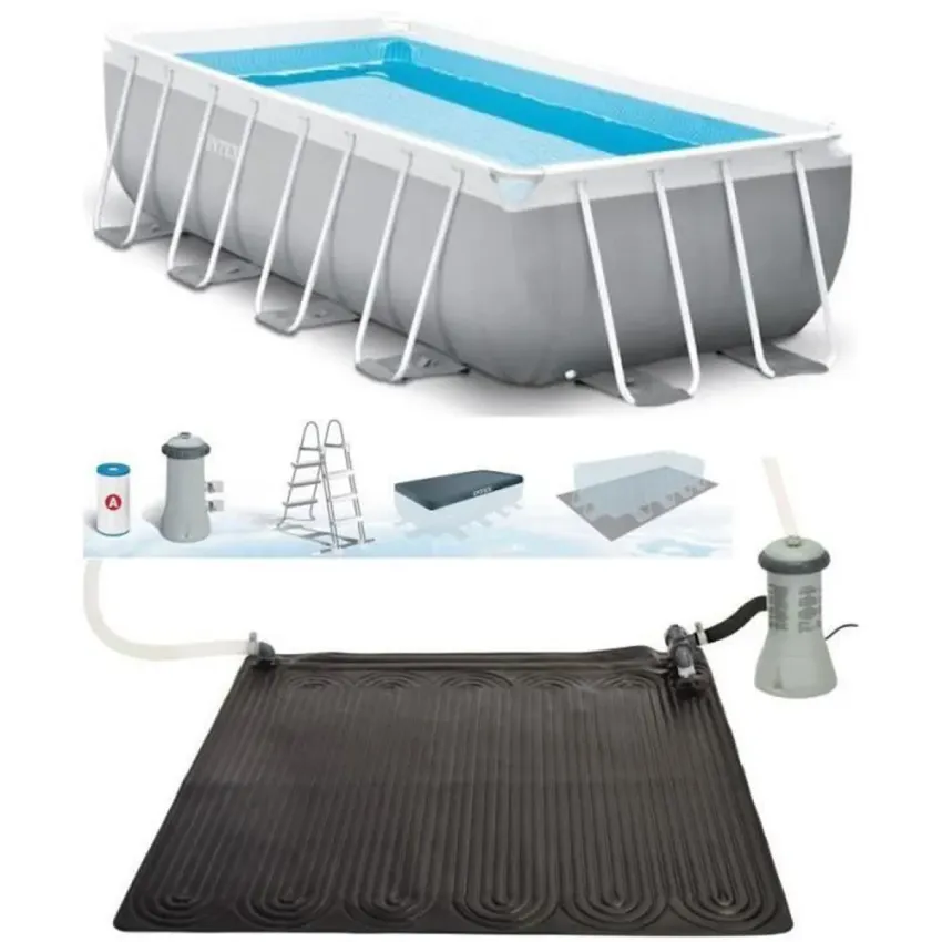 Intex - 26792NP - Kit piscine prism frame rectangulaire tubulaire 4,88 x 2,44 x 1,07m