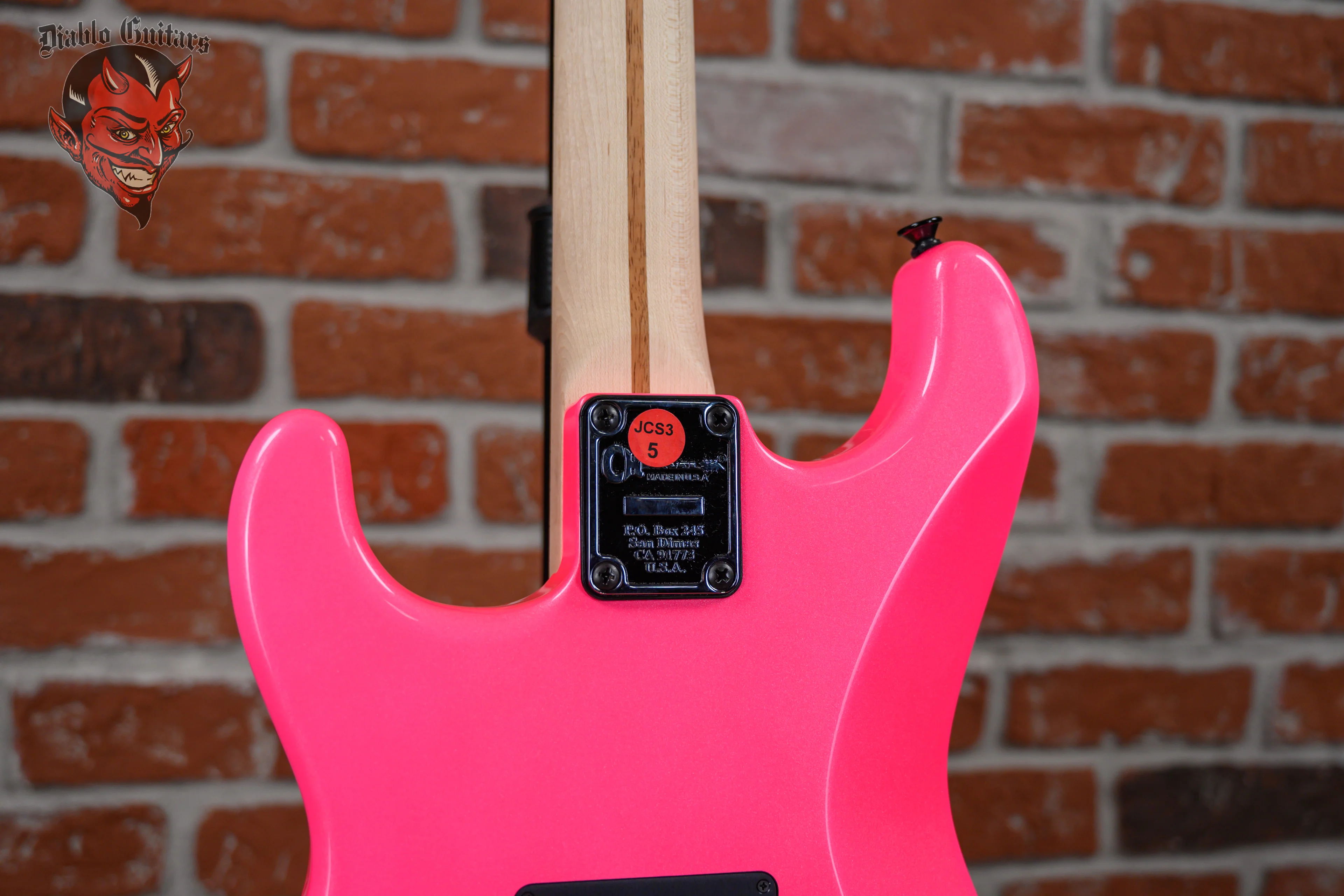 Charvel USA Custom Shop San Dimas Namm Edition #606 Master Built by ��Red�� Dave Nichols Neon Pearl Pink 2025 w/OHSC (B-stock)