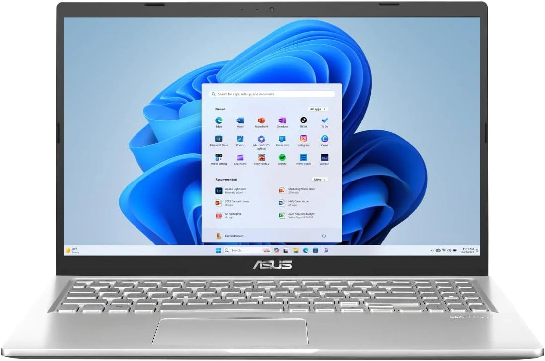 ASUS Vivobook S 14 OLED Slim Laptop, AMD Ryzen AI 9 365(10 Cores), 24GB, 1TB SSD, Customizable RGB Keyboard, Cool Silver, M5406WA-AH94
