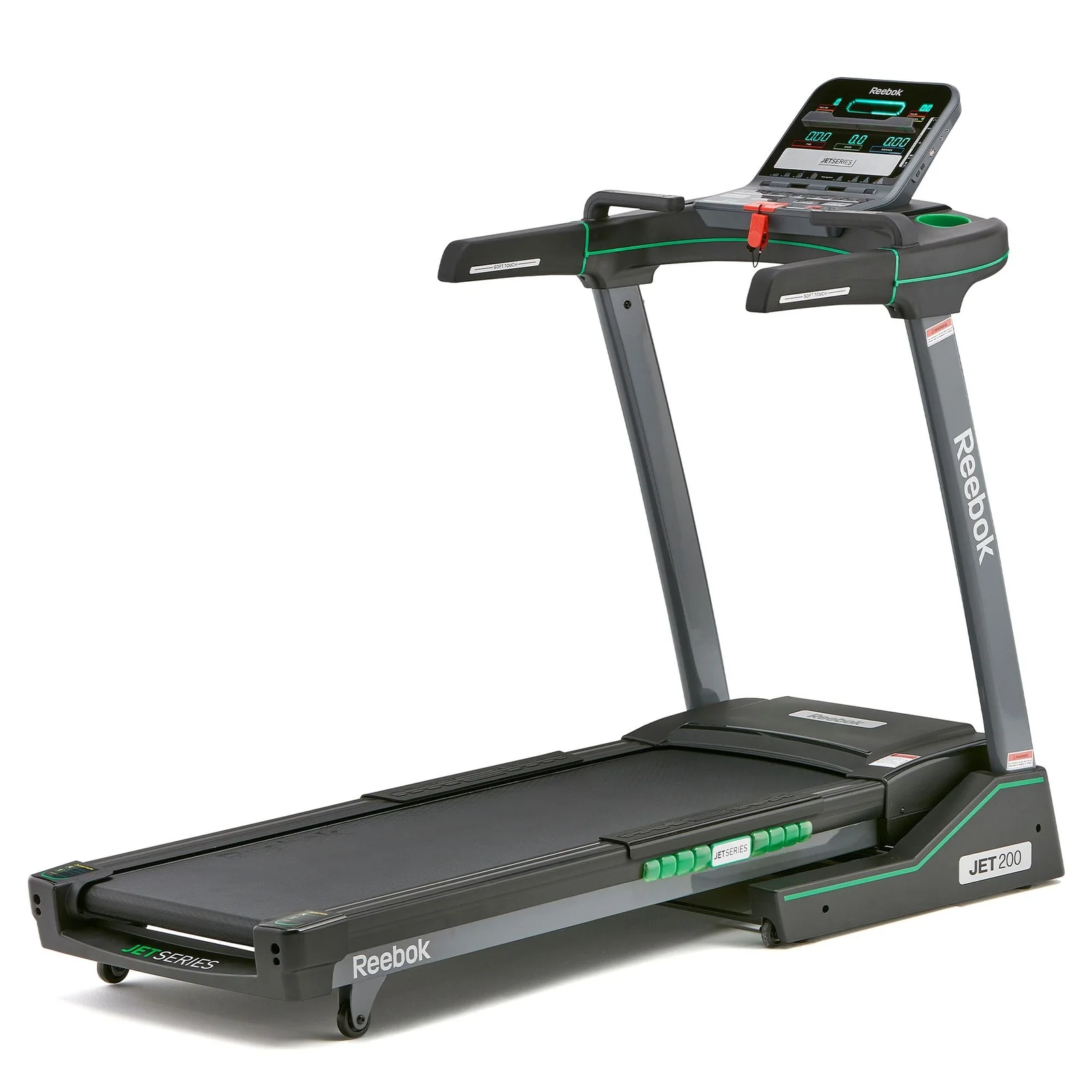 Reebok Motorised Folding Treadmill Jet 200 Series Bluetooth Running Machine