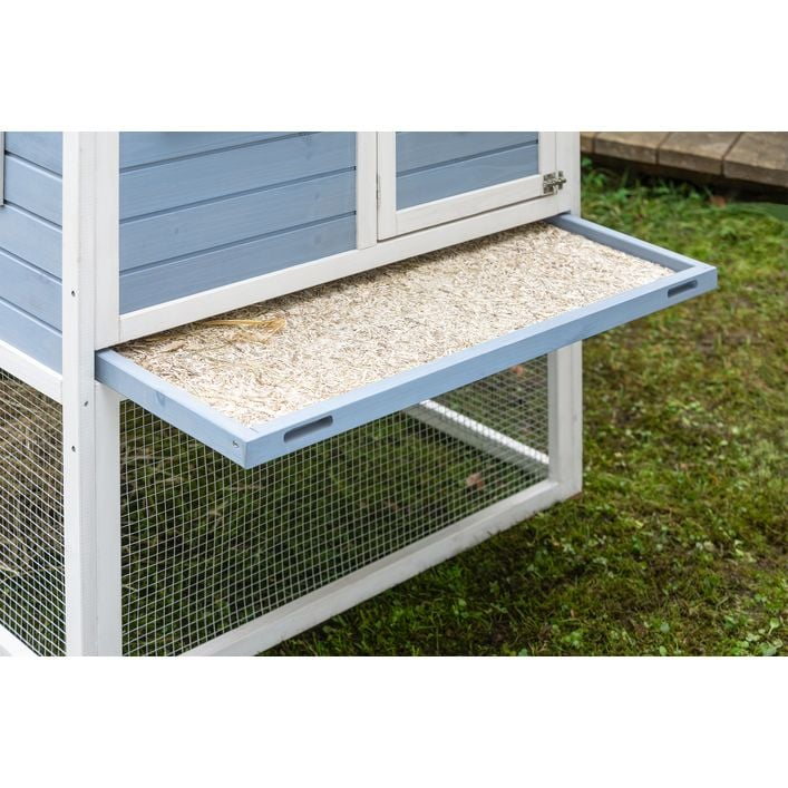 Dehner Lieblinge XXL Nagerheim Funny Flocke, hellblau, ca. B170/H120/T99 cm