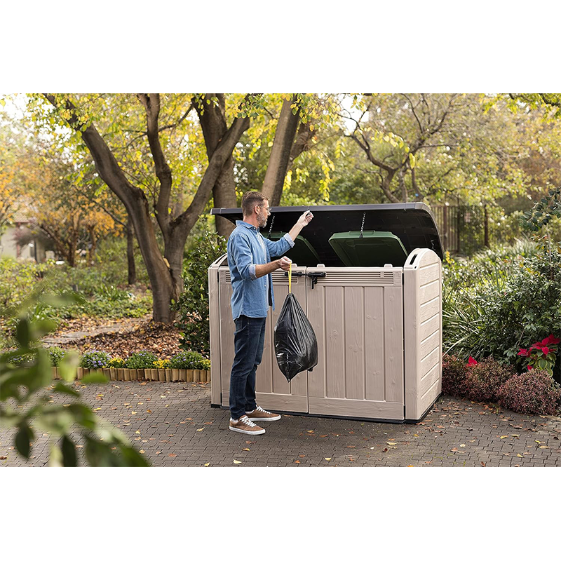 177 cm x 113 cm Geräteschuppen aus Kunstharz