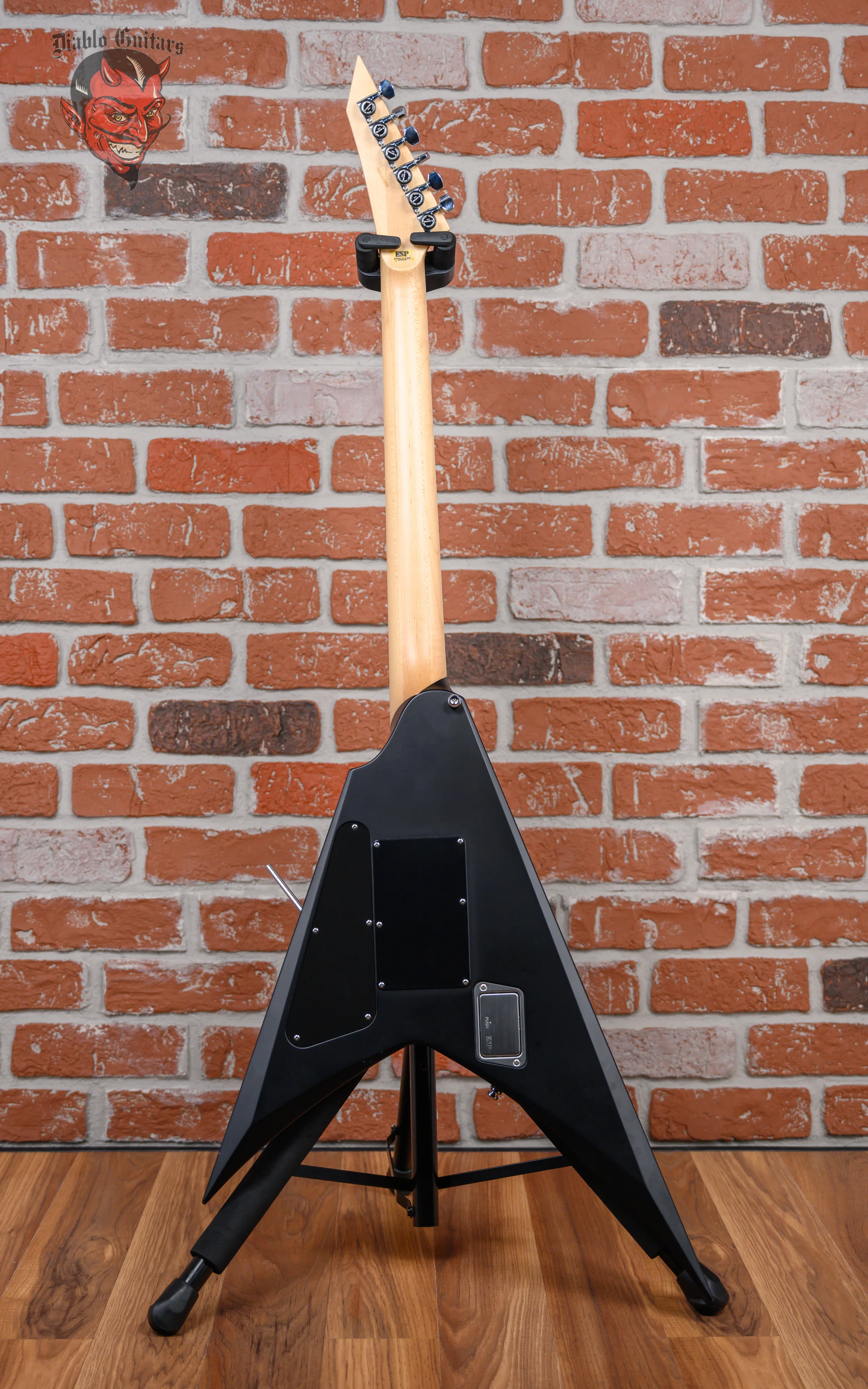 ESP Custom Shop Alexi Laiho Signature Purple Fade Satin w/ Ripped Pinstripes 2022 w/OHSC