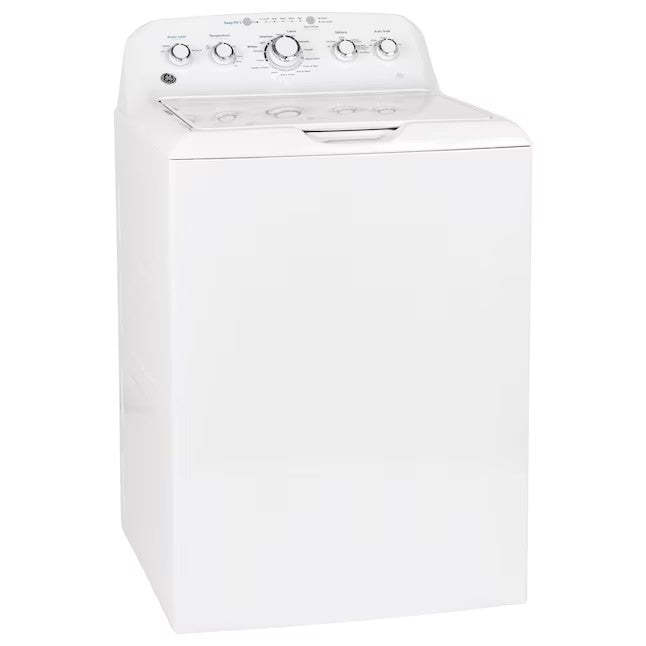 GE 4.5-cu ft High Efficiency Agitator Top-Load Washer (White)