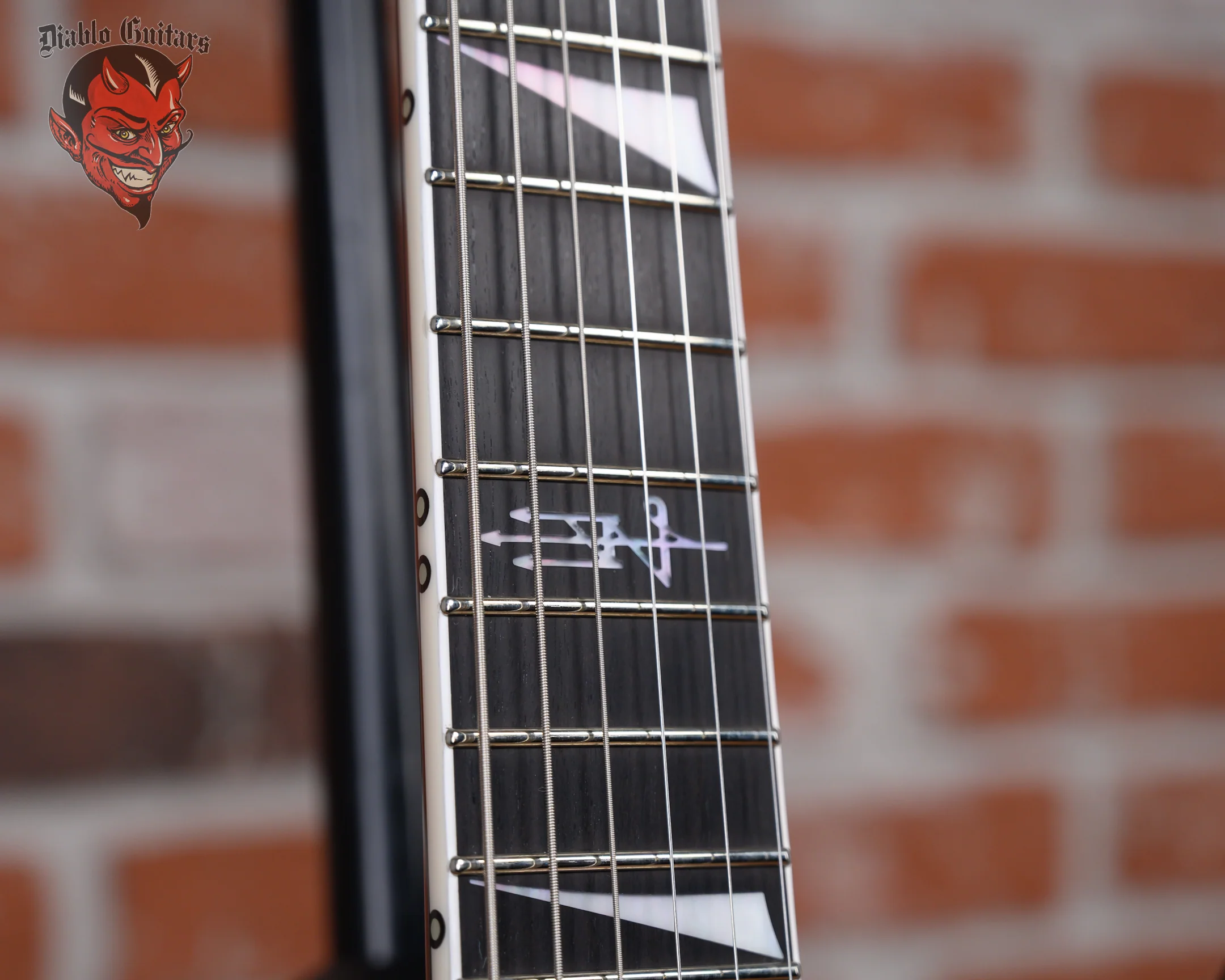 ESP Custom Shop Sammy Duet Random Star Signature Model Metallic Candy Apple Red Crackle Under Pearl Black 2025 w/OHSC