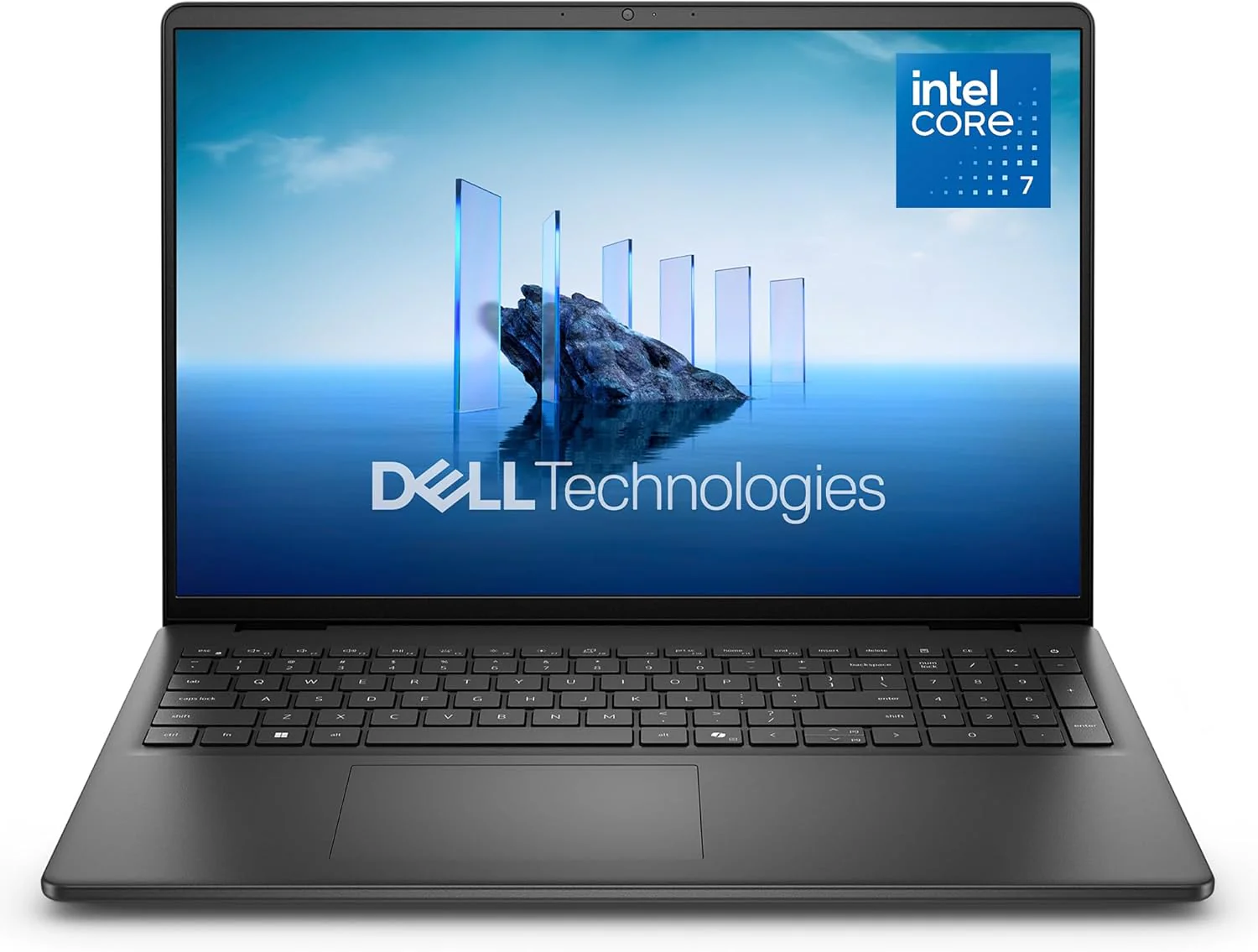 Dell 16 Laptop DC16250-16.0-inch 16:10 FHD+ Touch Display, Intel Core 7 150U, 16GB DDR5 RAM, 1TB SSD, Intel Graphics, Windows 11 Home, 1 Year Basic Onsite Service - Carbon Black