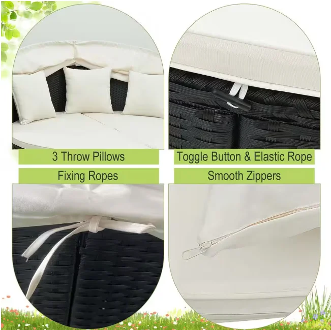 Lounge shell sun island outdoor weatherproof