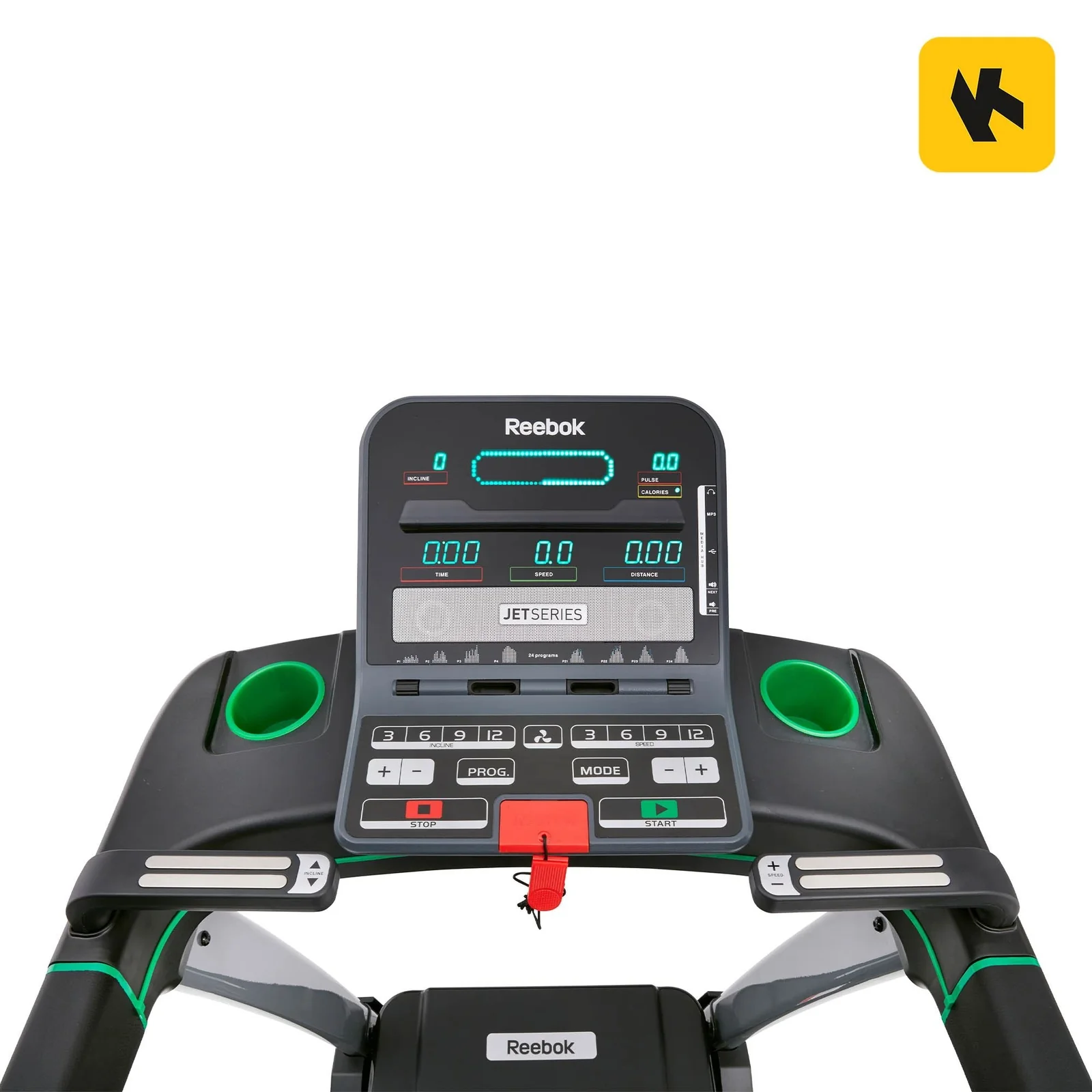 Reebok Motorised Folding Treadmill Jet 200 Series Bluetooth Running Machine