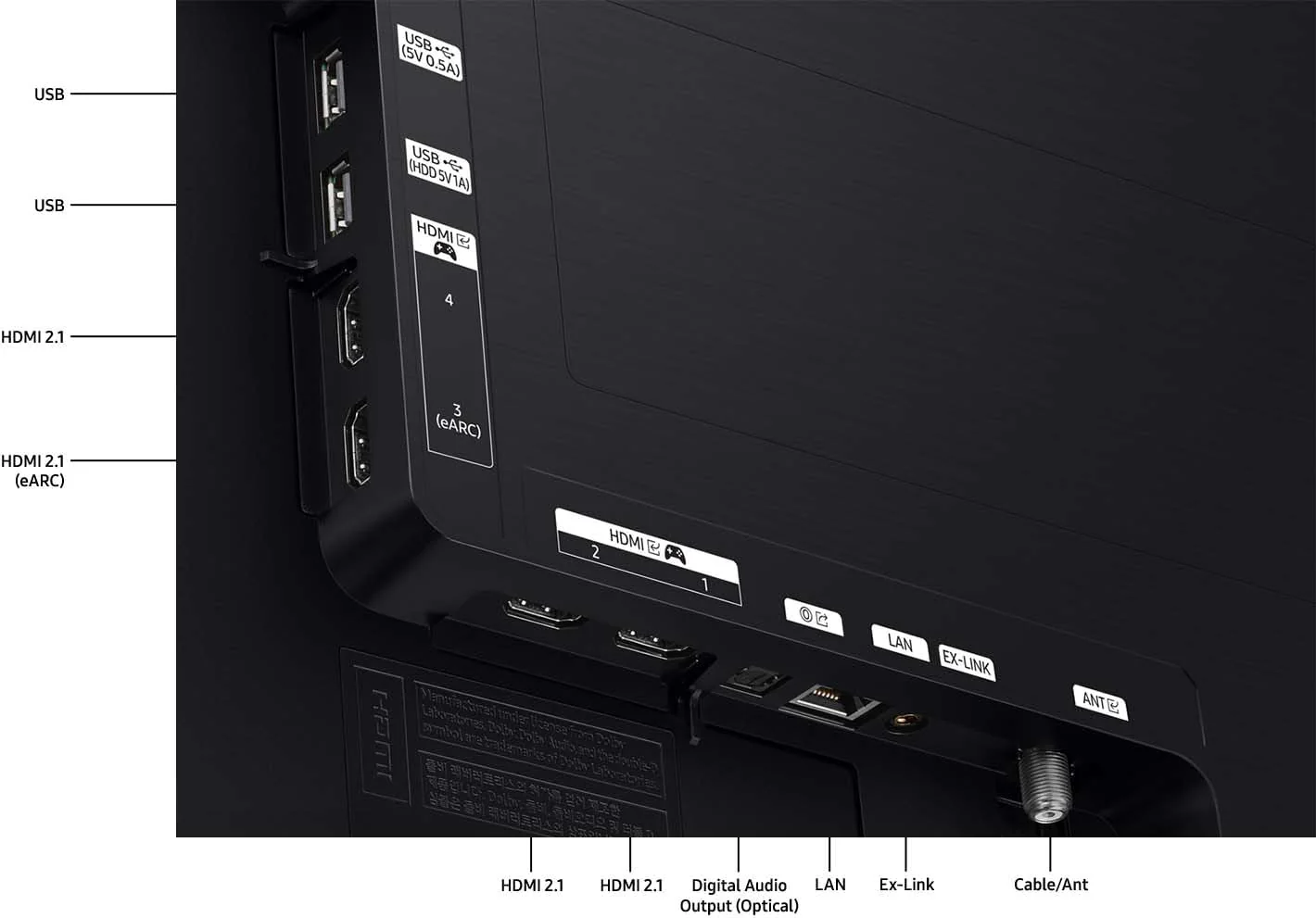 SAMSUNG 65-Inch Class OLED 4K S90D Series HDR+ Smart TV w/Dolby Atmos, Object Tracking Sound Lite, Motion Xcelerator, Real Depth Enhancer, 4K AI Upscaling, Alexa Built-in (QN65S90D, 2024 Model)