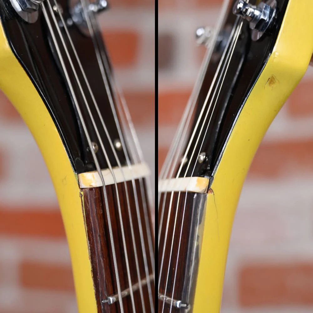 Burny Les Paul Junior FTV-90 Yellow 1973 w/HSC