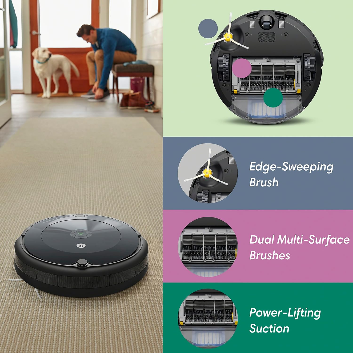 iRobot Roomba 694 Robot Vacuum-Wi-Fi Connectivity