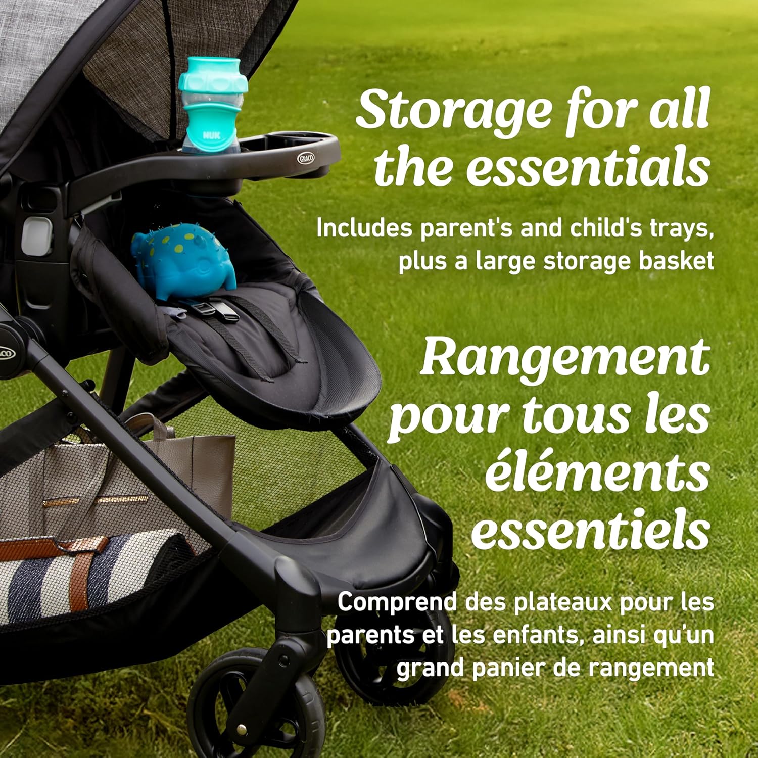 Graco Modes Element Travel System, 3-in-1 Baby Stroller and Car Seat Combo with Rear-Facing SnugRide SnugLock 35 Lite Infant Car Seat, Rear-Facing from 1.8-16 kg (4-35 lb), Miles