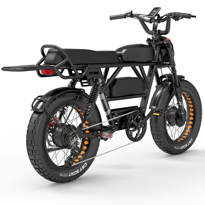 Lankeleisi X-Black Knight 1000W*2 Dual Motor 20" Fat Bike Fully E-Mountainbike 45Ah Samsung Akku E-MTB