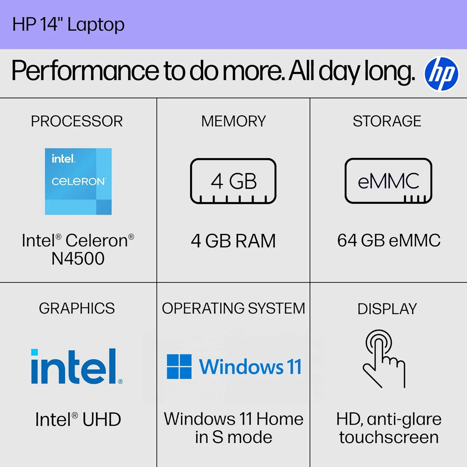 HP Touchscreen Laptop Computer for Home Student Study, 1-Year Office 365, Intel Processor, 14 inch Display, WiFi 6, Bluetooth, Type-C, HDMI, Windows 11 Home S, Pale Gold (4GB DDR4 RAM, 64GB eMMC)