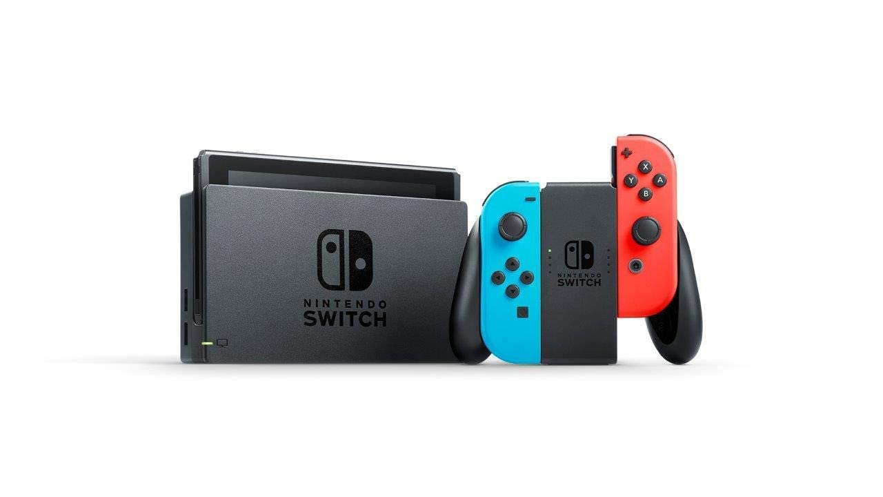 Nintendo Switch Mario Kart 8 Deluxe Accessories Bundle with Neon Blue & Neon Red Joy-Con & 32GB SD Card