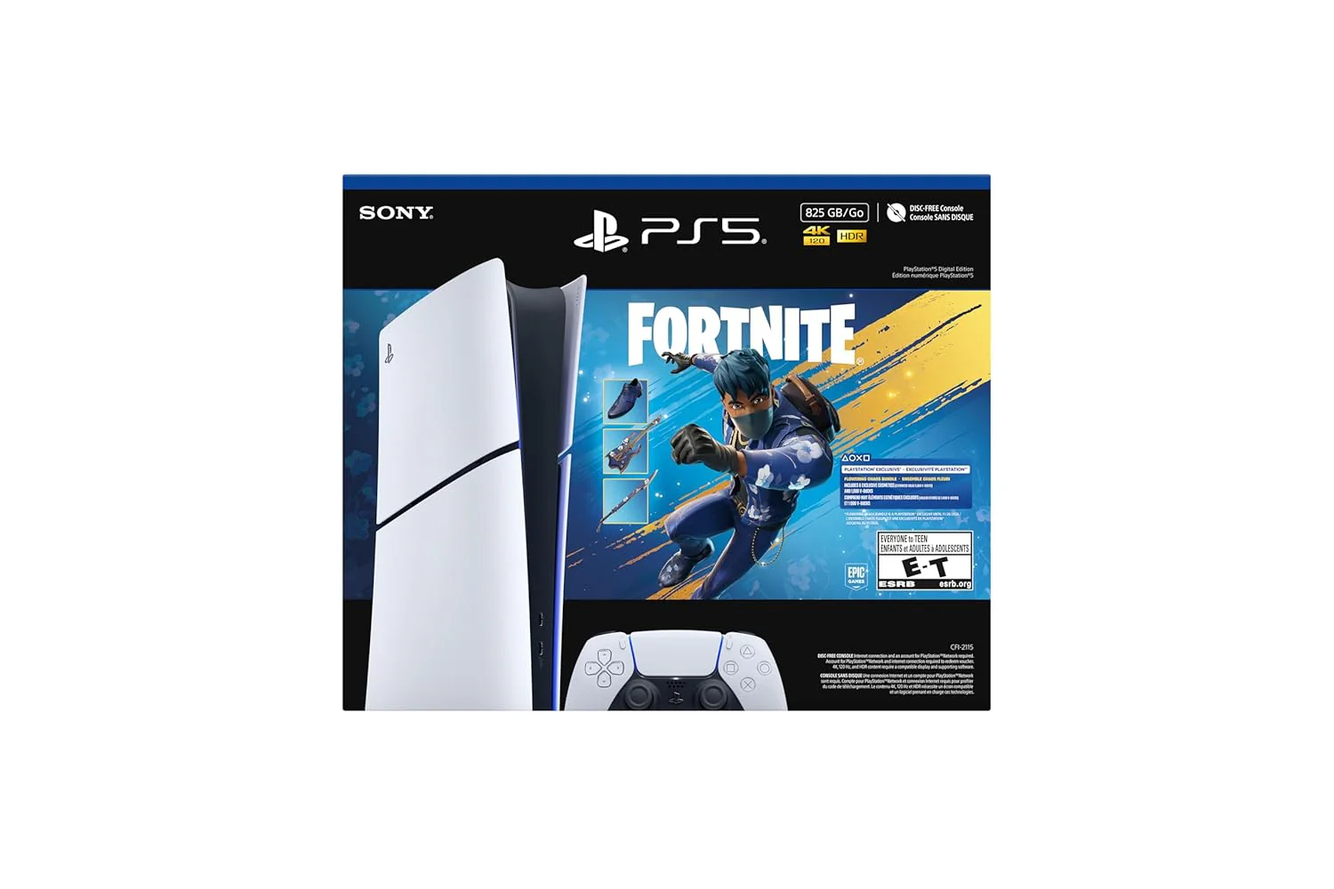 PlayStation®5 Digital Edition 825GB – Fortnite Flowering Chaos Bundle