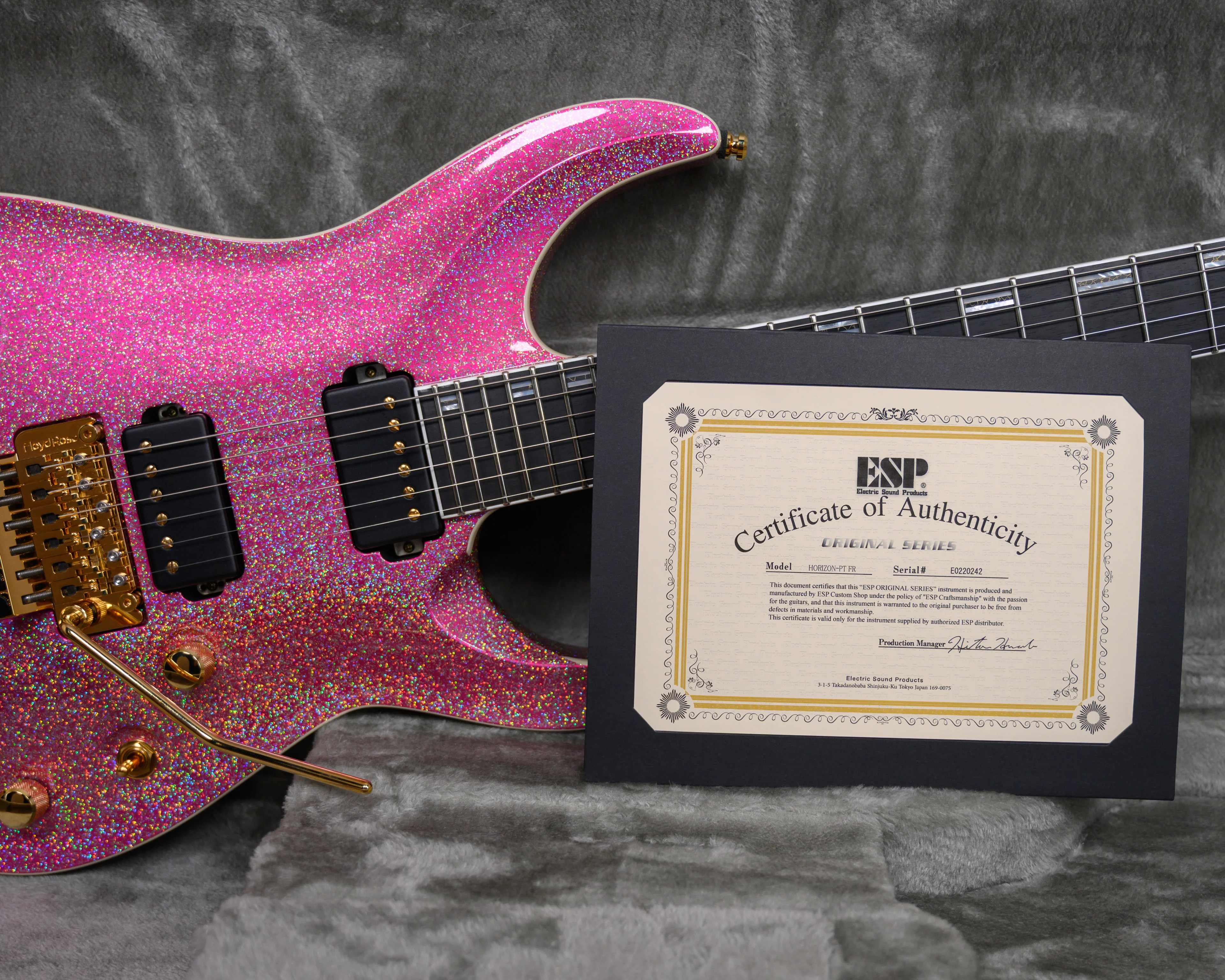 ESP Custom Shop Horizon-PT FR Twinkle Pink 2024 w/OHSC