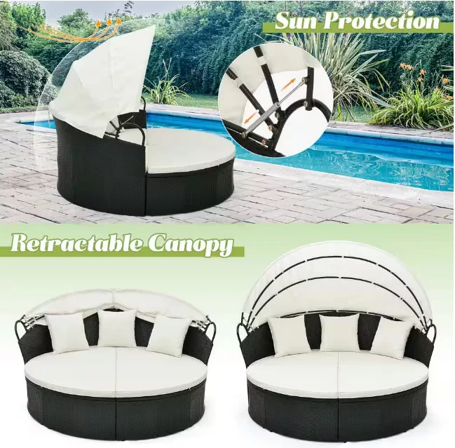 Lounge shell sun island outdoor weatherproof
