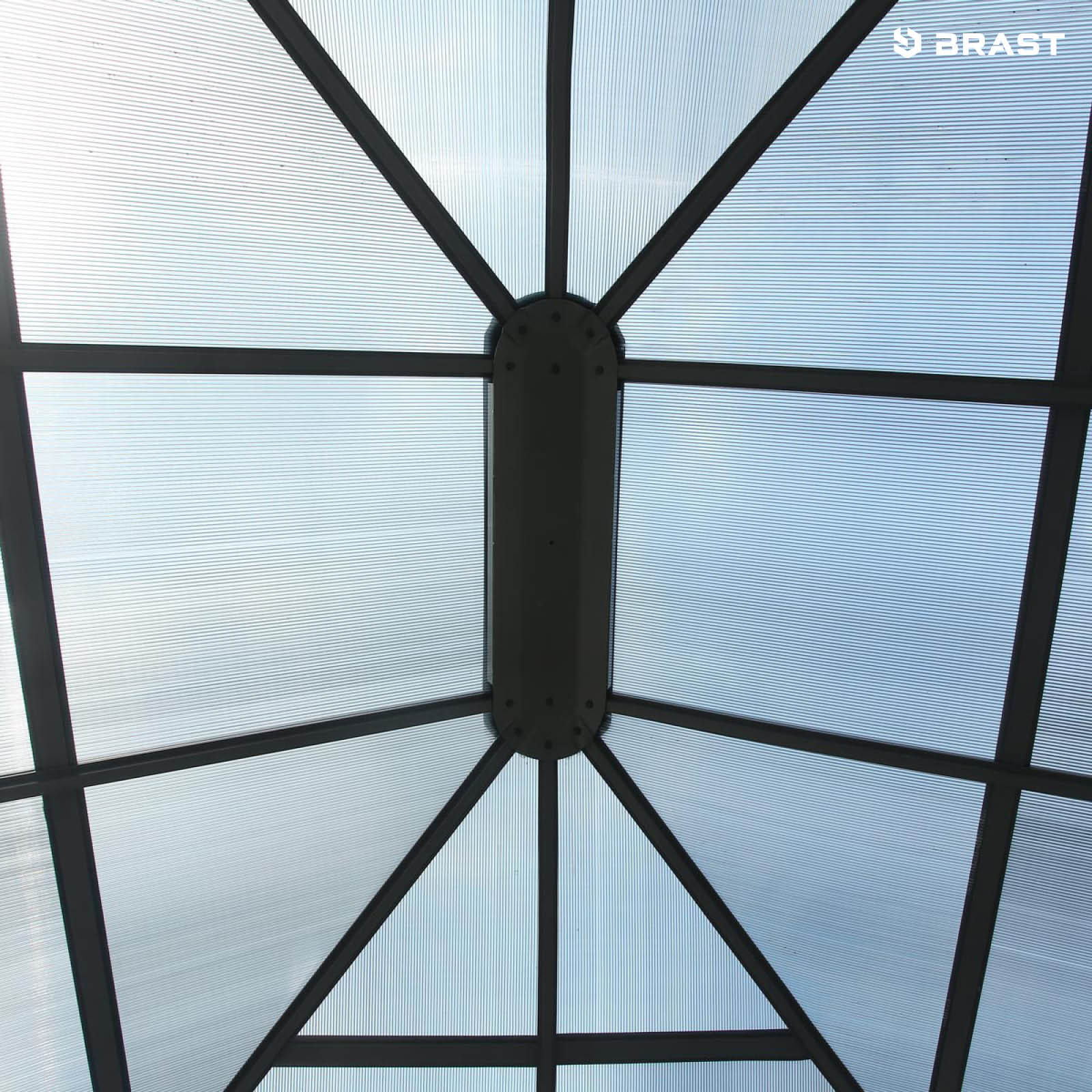 BRAST Alu-Pavillon SUMMERDREAM 3x4m grau