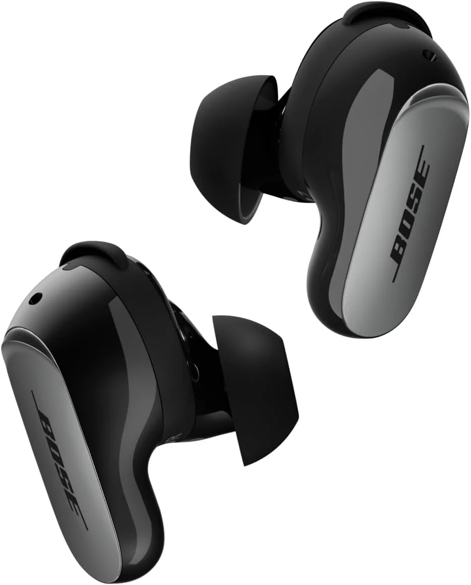 Bose New QuietComfort Ultra Earbuds (2nd Gen) - Wireless Noise Cancelling Earbuds with Mic, Immersive Audio, USB-C Charging, Up to 6 Hours Battery, IPX4 Rating, Black