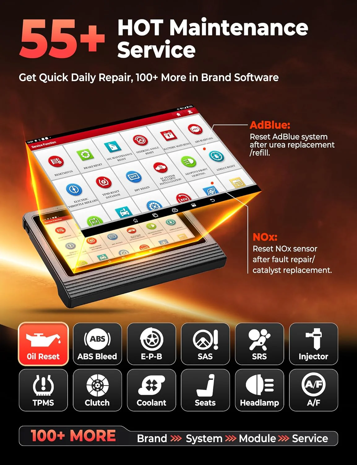 LAUNCH X431 PRO3 (V+) V5.0 Scanner, 2025 Upgrade All-in-One Bidirectional Scan Tool, Topology Map, Scan HD Trucks, DBSCar VII VCI, 55+ Services&Online Coding, All System,CANFD&DOIP, 2-Year Free Update