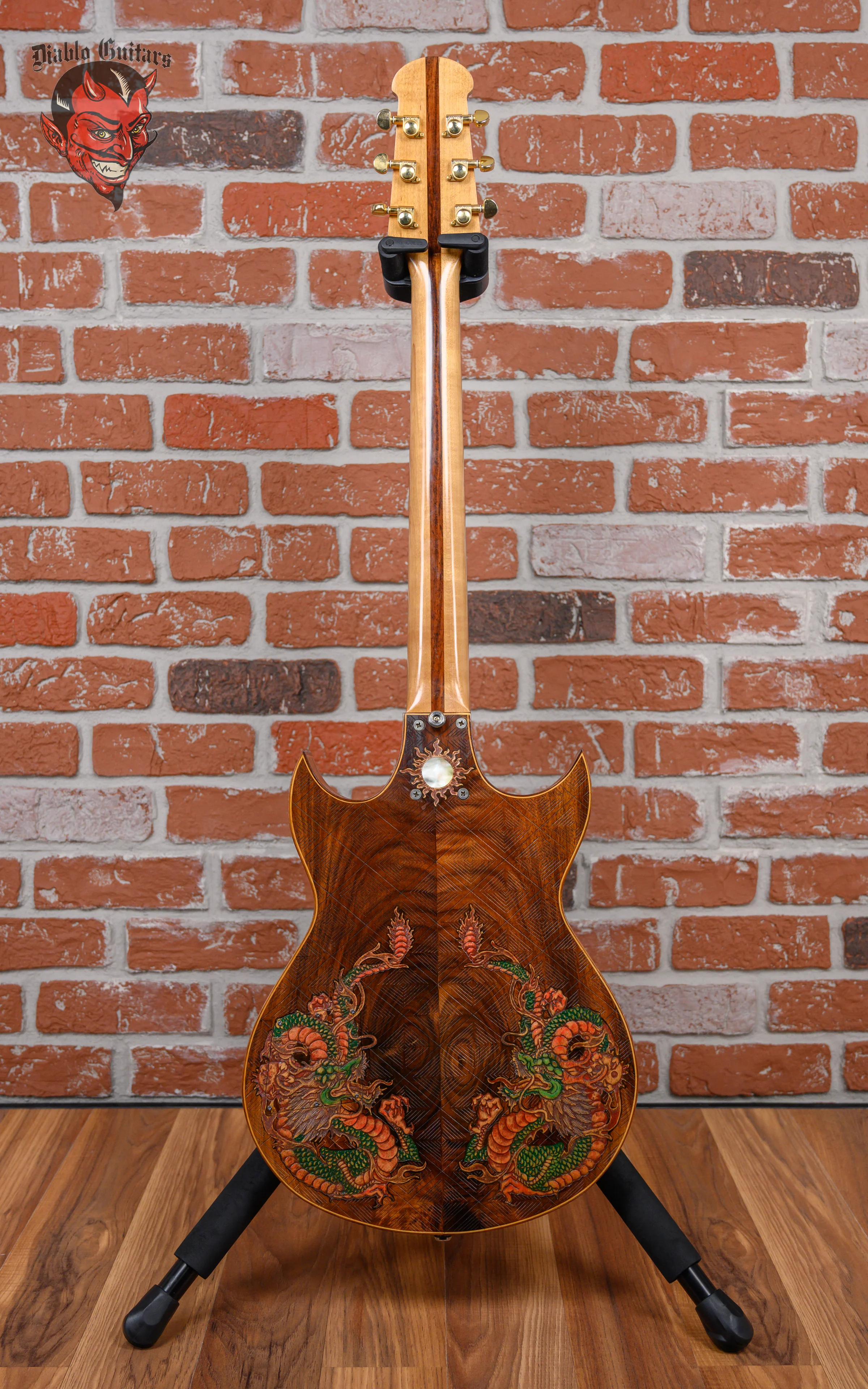 Blueberry Semi-Hollow Dragon Natural 2022 w/Gigbag