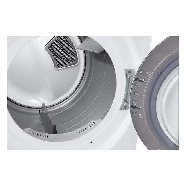 LG 7.4-cu ft Stackable Electric Dryer (White) ENERGY STAR