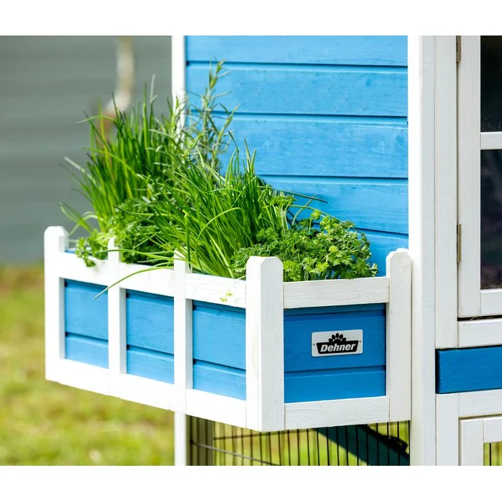 Dehner Lieblinge Nagerheim Palazzo, blau, ca. B145/H121/T72 cm