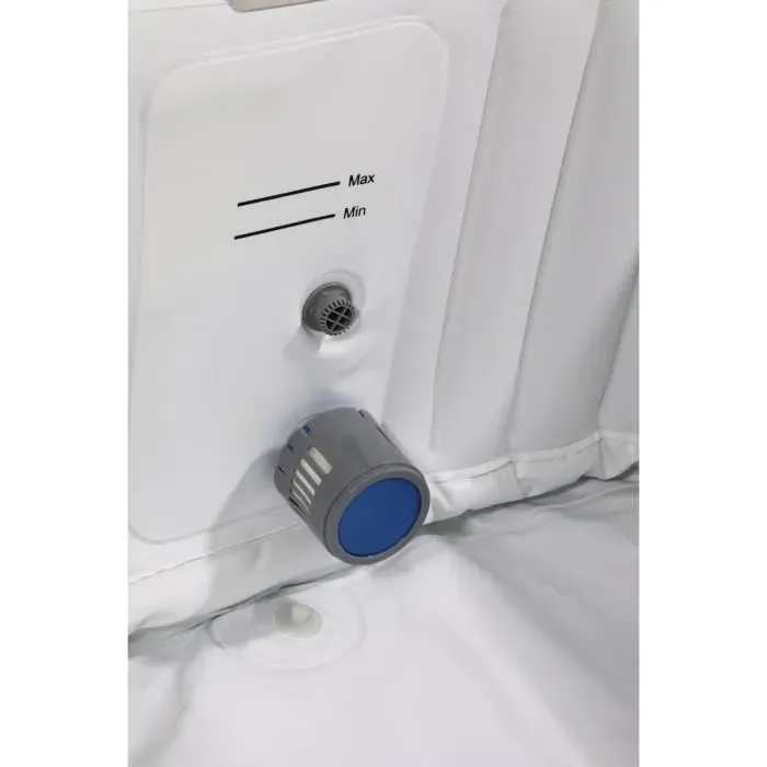 Spa gonflable Monaco en PVC - 4 places - Taupe / Crème