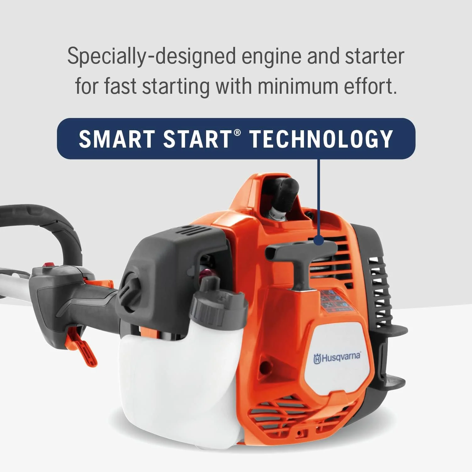 Husqvarna 130L Gas String Trimmer, 28-cc 2-Cycle, 18-Inch Straight Shaft Gas Weed Wacker with Rapid Replace Trimmer Head for Seamless String Reloading