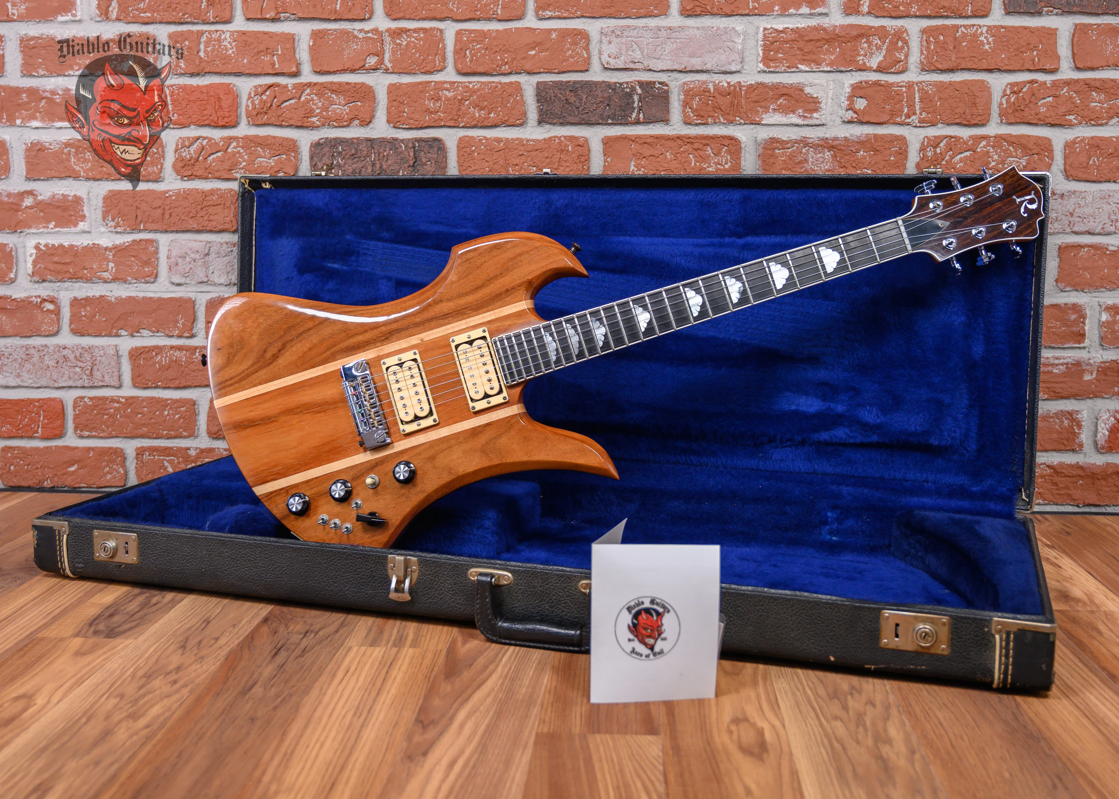 B.C. Rich Mockingbird Supreme Short Horn Natural 1978 w/OHSC