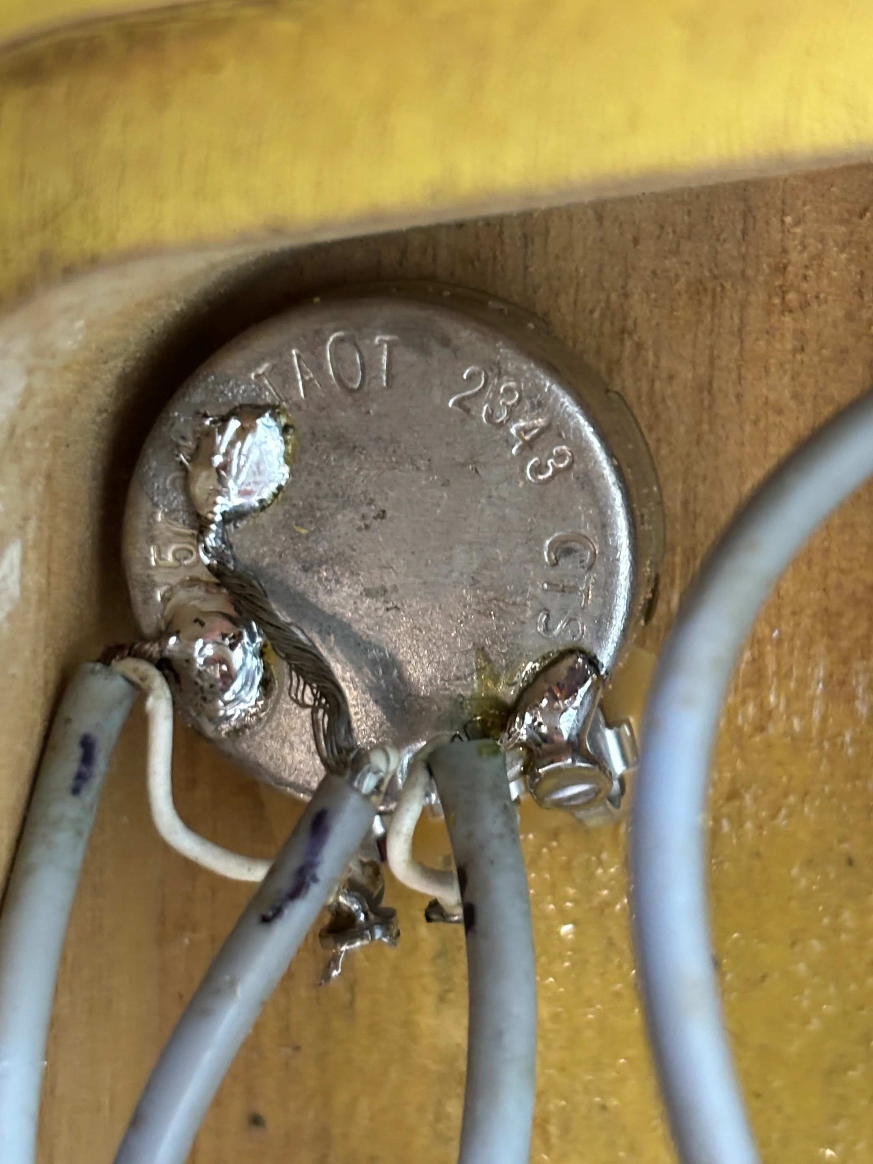 Burny Les Paul Junior FTV-90 Yellow 1973 w/HSC