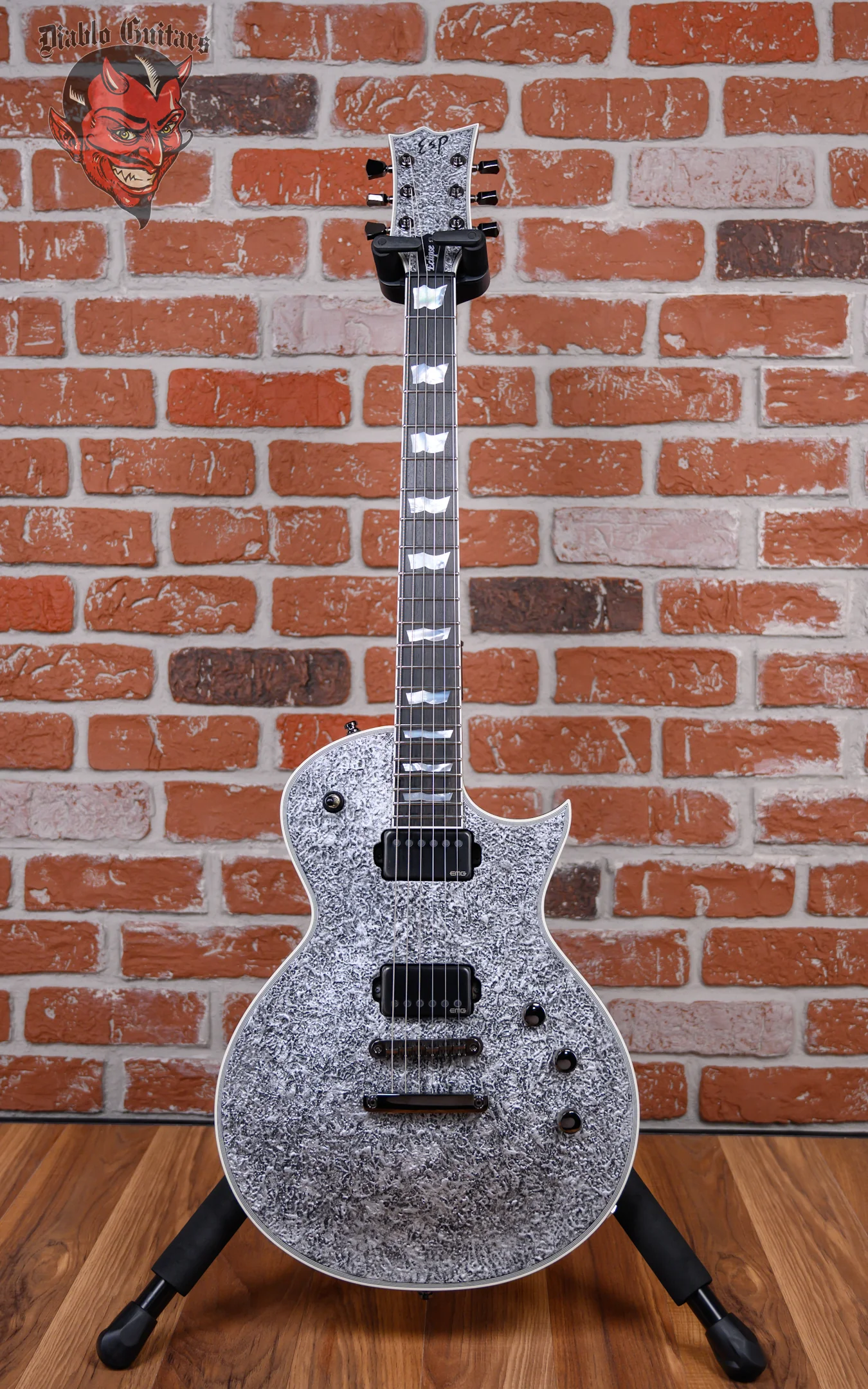 ESP Original Series Eclipse CTM DB Cast Metal Silver 2023 w/OHSC