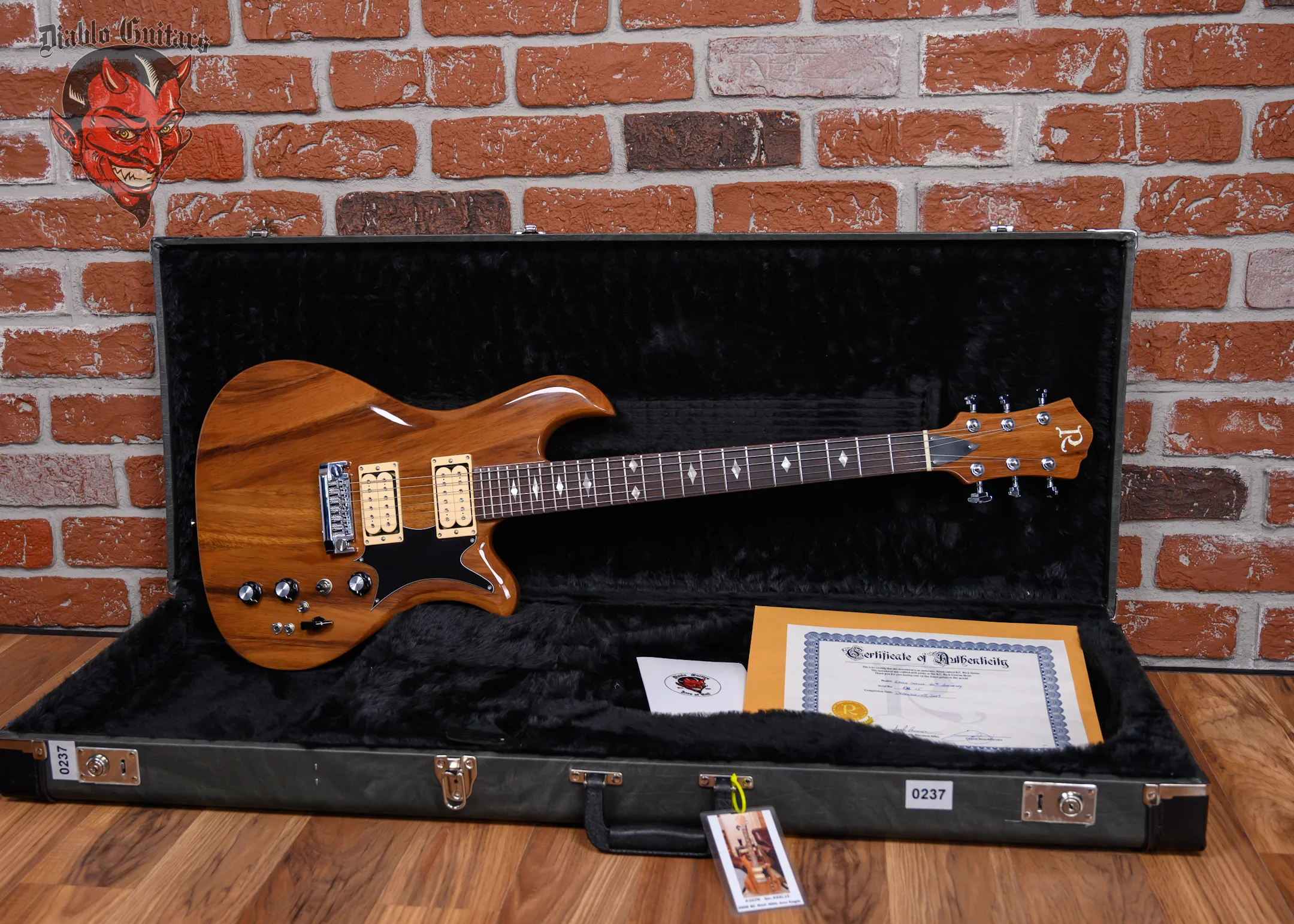 B.C. Rich Limited Edition 40th Anniversary Eagle Deluxe #15 of 40 Natural 2009 w/OHSC