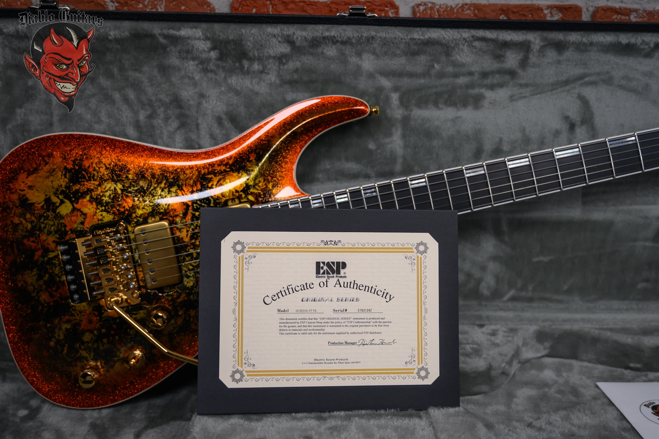 ESP Original Series Horizon-PT FR Fire Opal 2024 w/OHSC