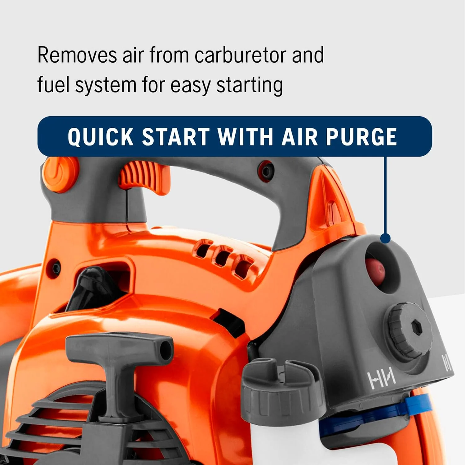 Husqvarna 125BVx Gas Leaf Blower, 28-cc 1.1-HP 2-Cycle Handheld Leaf Blower Vacuum Kit with Mulcher and Vac Bag, 470-CFM, 170-MPH, 12.5-N Powerful Clearing Performance and Ergonomic Design