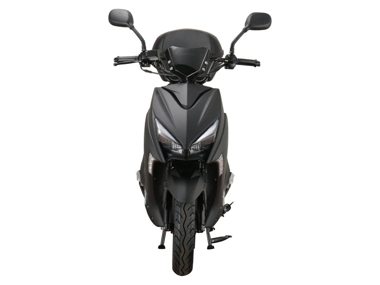 Moped scooter Speedstar FI 50 cc EURO 5 matt black incl. topcase