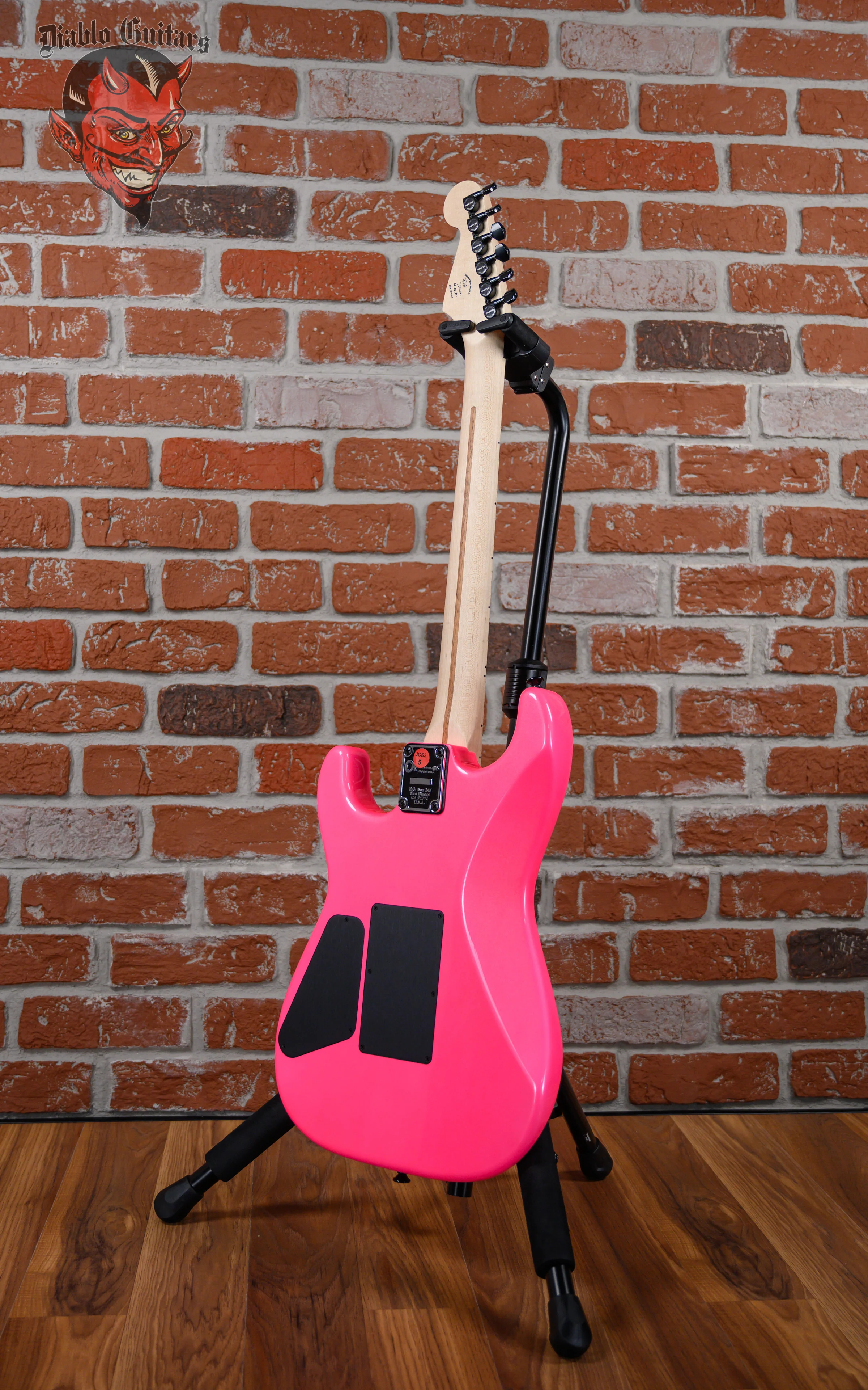 Charvel USA Custom Shop San Dimas Namm Edition #606 Master Built by ��Red�� Dave Nichols Neon Pearl Pink 2025 w/OHSC (B-stock)